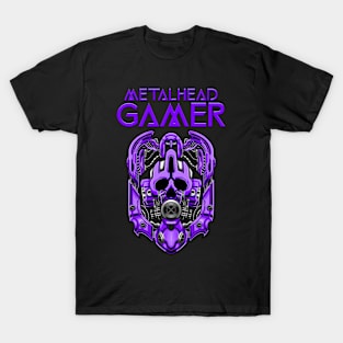 Metalhead Gamer Purple T-Shirt